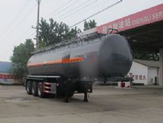 37m³腐蚀性物品(氢氧化钠,氨水)罐式运输半挂车(CLW9407GFWB型)图片